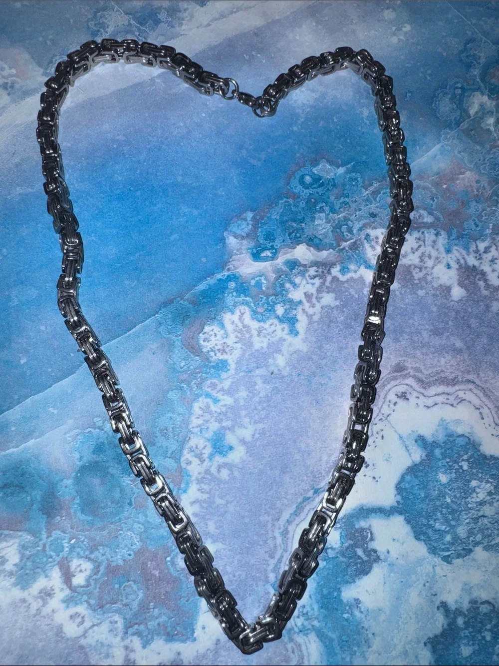 Silver Byzantine Necklace